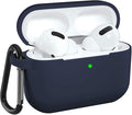 DRR Teeservices Airpods Pro 2 Case Compatible with Airpod 2 Pro & Airpods Pro, Earphone Case Cover Keychain |  LED Visible (Navy Blue