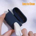 DRR Teeservices Airpods Pro 2 Case Compatible with Airpod 2 Pro & Airpods Pro, Earphone Case Cover Keychain |  LED Visible (Navy Blue