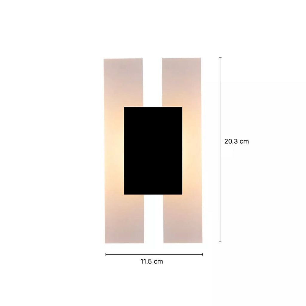 DRR Teleservices 15 Watts Rectangular LED Bedside Fancy Acrylic Wall Lighting Fixtures for Living Room, Bathroom, Bedroom (1)