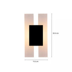 DRR Teleservices 15 Watts Rectangular LED Bedside Fancy Acrylic Wall Lighting Fixtures for Living Room, Bathroom, Bedroom (1)