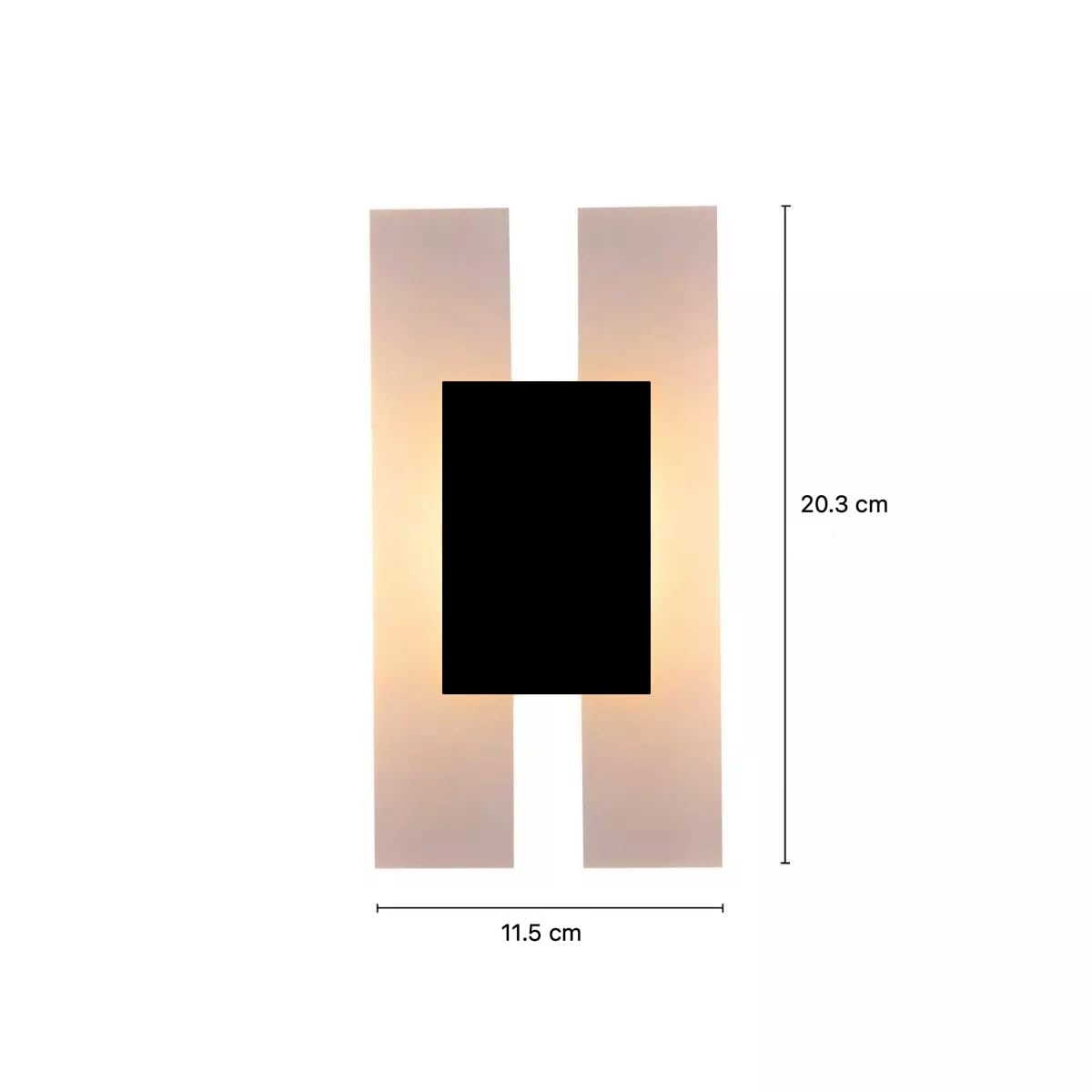 DRR Teleservices 15 Watts Rectangular LED Bedside Fancy Acrylic Wall Lighting Fixtures for Living Room, Bathroom, Bedroom (1)