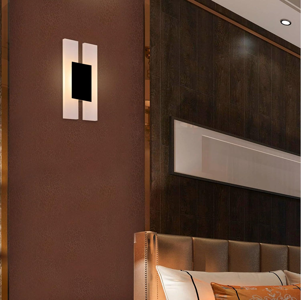 DRR Teleservices 15 Watts Rectangular LED Bedside Fancy Acrylic Wall Lighting Fixtures for Living Room, Bathroom, Bedroom (1)