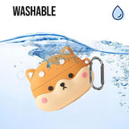 DRR Teleservices Cartoon Funny Silicone Case Cover Compatible for OnePlus Buds 4 (Shiba)