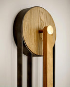 DRR Teleservices Metal & Wooden Long Wall Lamp – LED Light Sconce for Farmhouse, Living Room, Bedroom & Hallway – Rustic Modern Wall Light Fixture