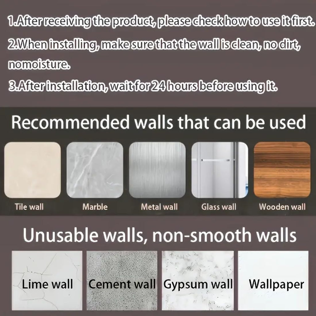 DRR Teleservices Self Adhesive Bathroom Shelf for Wall Shelf Organizer Wall Mounted Bathroom Shelves Rack Holder Stand for Bathroom Accessories Organiser Without Drill (Multi, Pack of 2) - DRR Teleservices