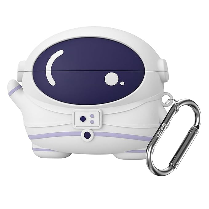 DRR Teleservices Tough Rugged Shockproof Cover Case Compatible with AirPods Pro 2 / AirPods Pro GEN-2 (2022) - (Black)Lock Case - Black)