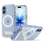 DRR Teleservices Ultra Hybrid MagFit Back Cover Case Compatible with iPhone 17 (TPU + Poly Carbonate | Clear White)