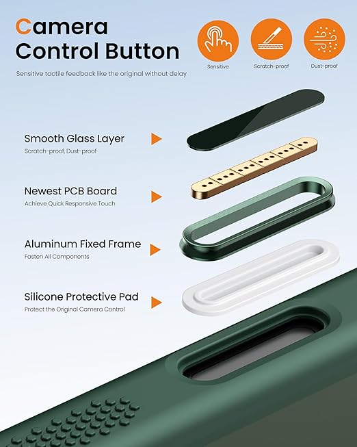 DRR Teleservices for iPhone 17 Cover Magnetic Back with Build-in Stand, (Compatible with Magsafe) -Green - DRR Teleservices