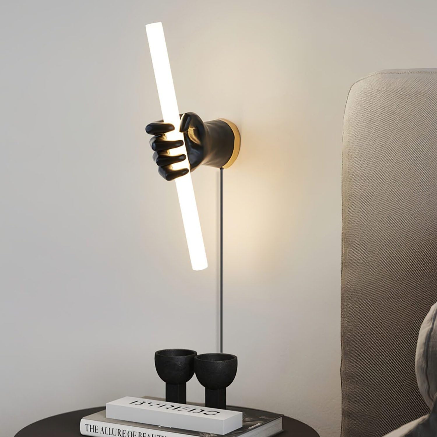 HandGrip LED Wall Light: Modern Artistic Accent & Energy Efficient